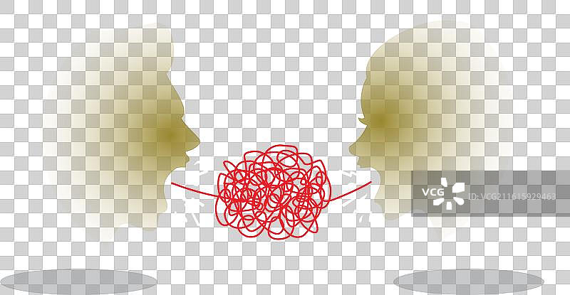 情侣舌头打结地交谈图片素材