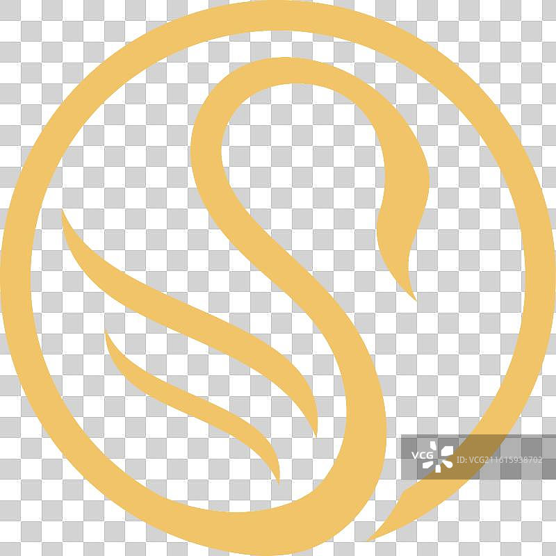 天鹅奢华标志设计图片素材