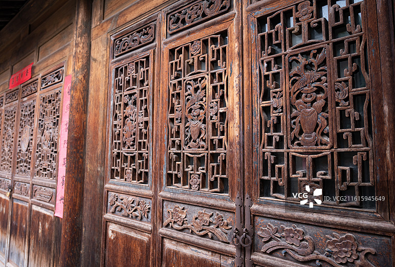 甘肃天水胡氏民居传统古院落民宅建筑风光图片素材