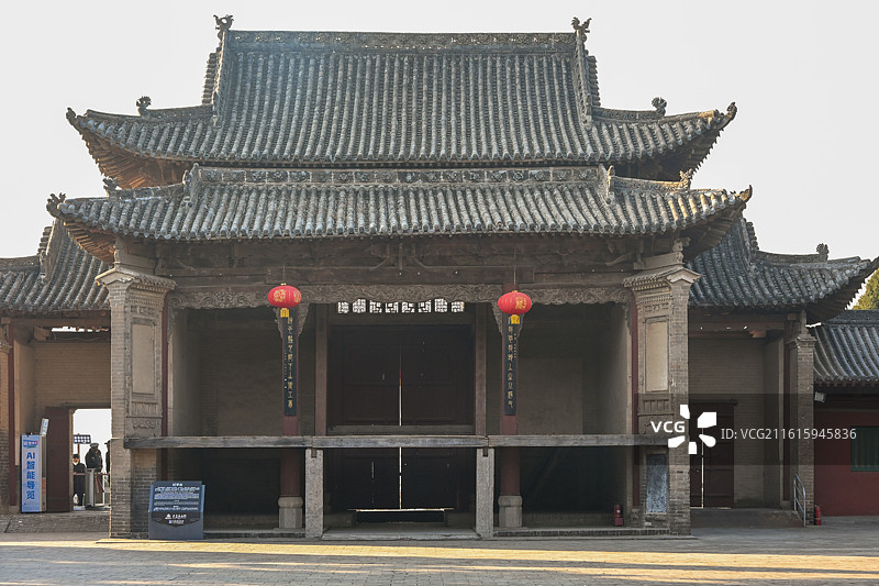 山西运城万荣县后土祠戏台图片素材
