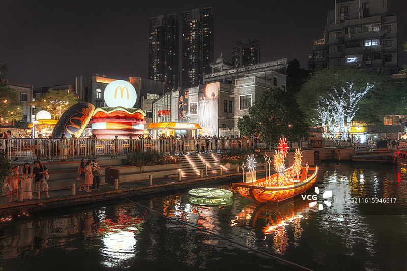 夜遊 - 永慶坊 普天同慶图片素材