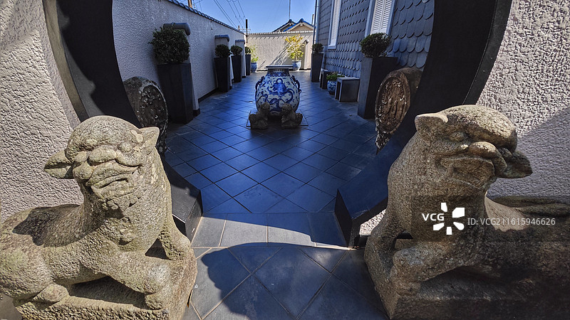 神户北野异人街是充满异国风情的历史街区，留存着众多西洋风格异人馆，是神户著名观光地图片素材