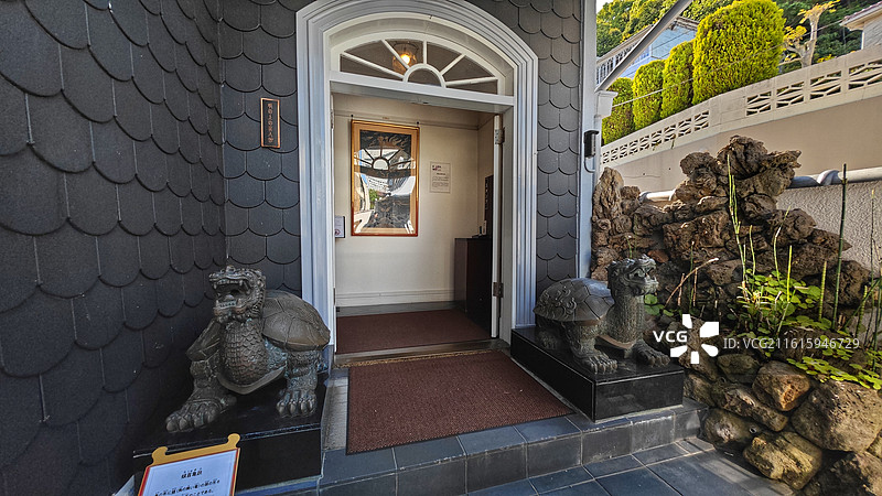 神户北野异人街是充满异国风情的历史街区，留存着众多西洋风格异人馆，是神户著名观光地图片素材