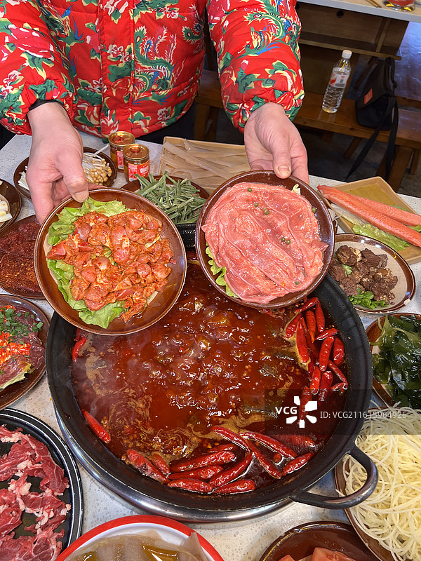 美食重庆麻辣火锅图片素材