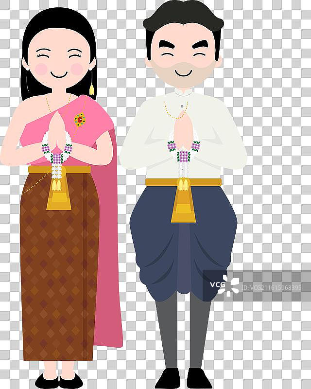 泰国男人和女人图片素材