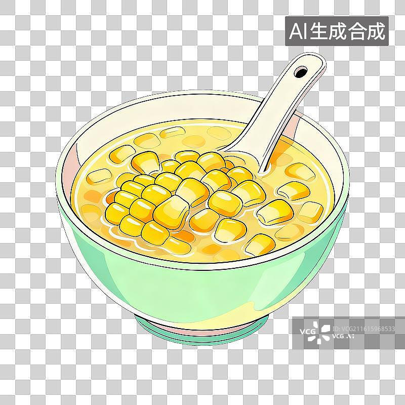 【AI数字艺术】玉米糖水图片素材