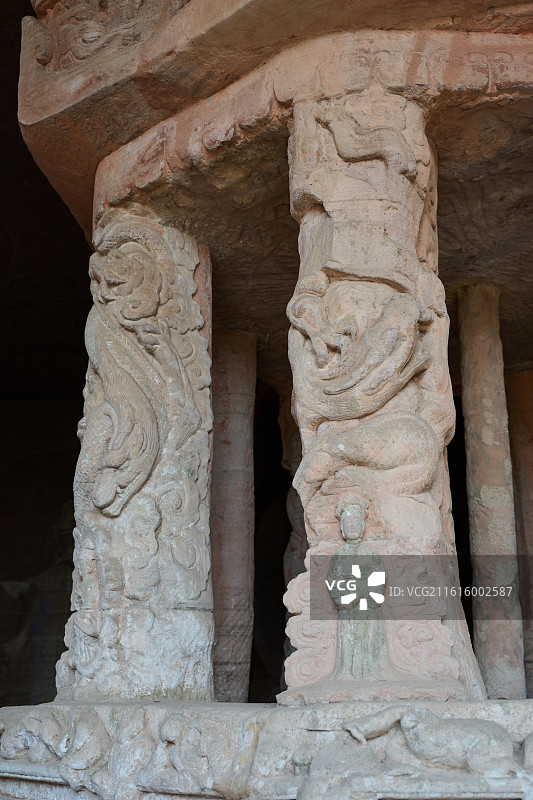 大足北山石刻图片素材