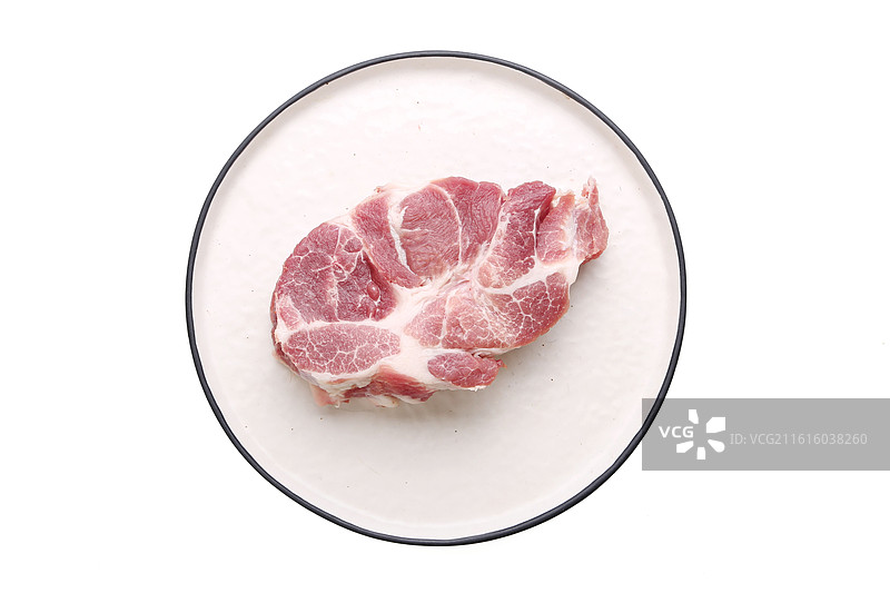 新鲜梅头肉猪肉图片素材