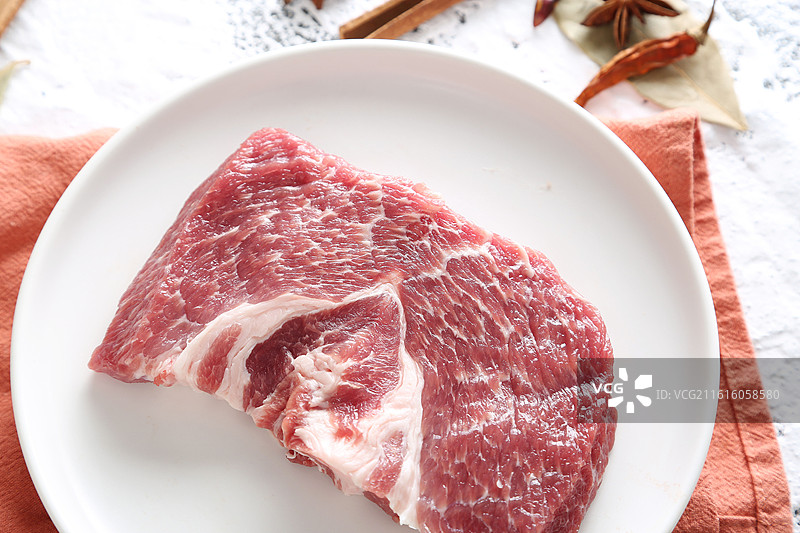 新鲜生猪肉图片素材