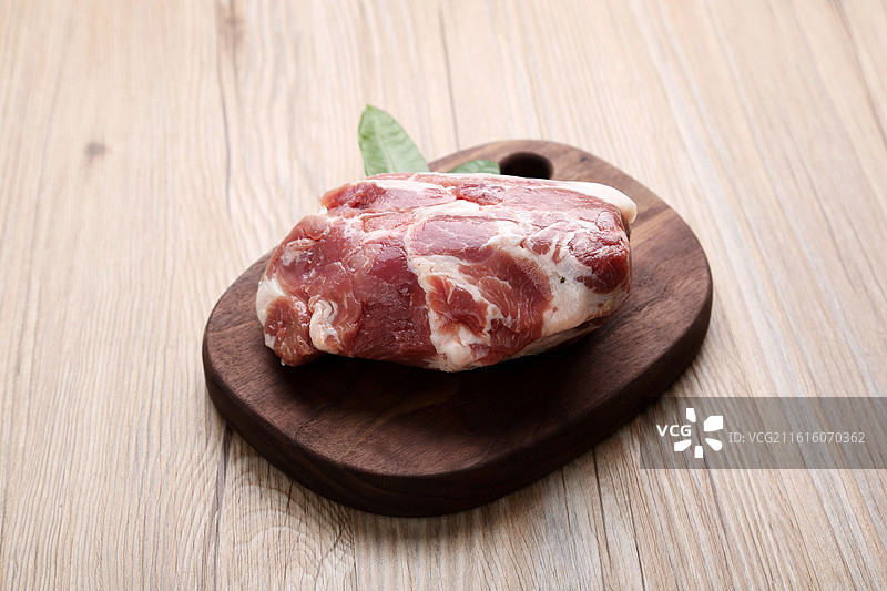 新鲜梅头肉猪肉图片素材