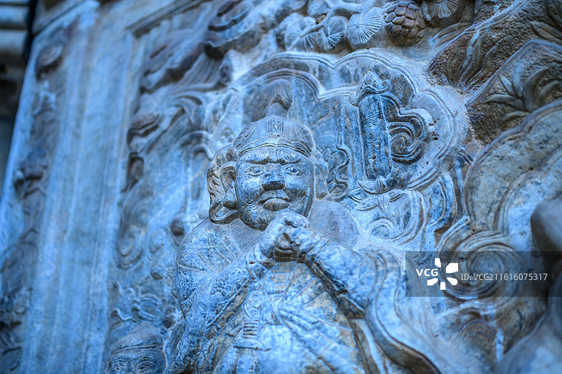 北京香山碧云寺明清古建筑图片素材