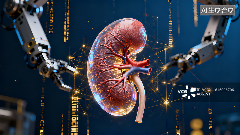 【AI数字艺术】医疗科技中的肾脏图片素材
