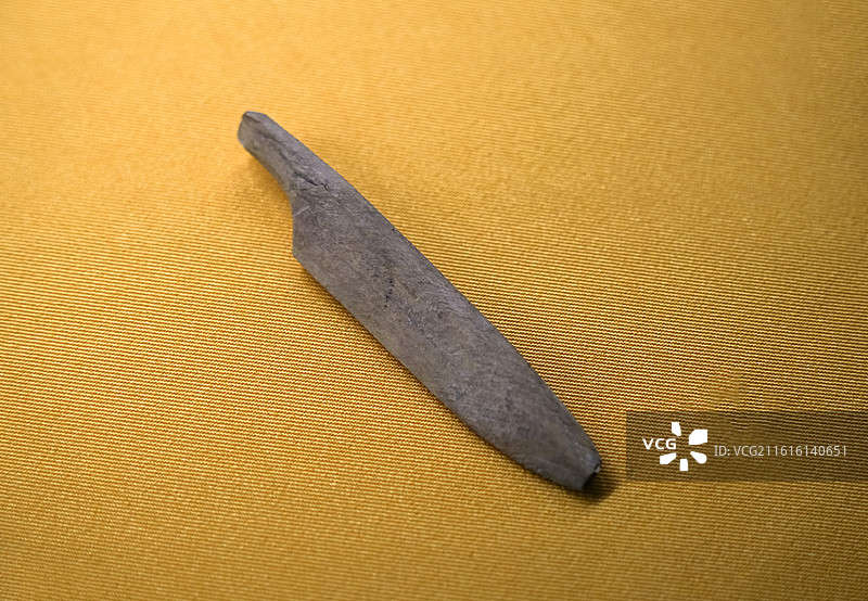 骨镞 岳石文化 山东文登石羊遗址出土 烟台市博物馆藏 山东博物馆“华夏东方-夏商周时期的东夷文化”图片素材