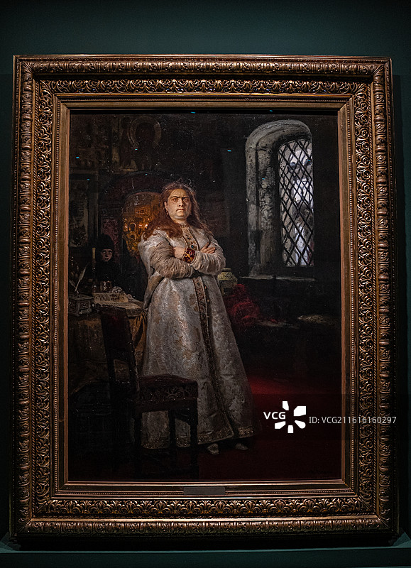 《1698年的索菲娅公主》 特列季亚科夫画廊藏 涅瓦河畔的遐思 列宾艺术特展 中国国家博物馆图片素材