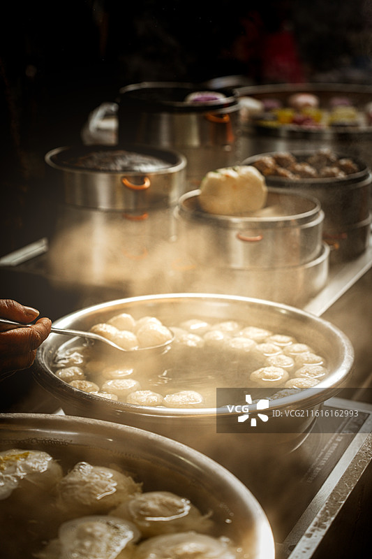 游埠古镇早茶图片素材