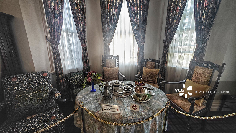 神户北野异人街是充满异国风情的历史街区，留存着众多西洋风格异人馆，是神户著名观光地图片素材