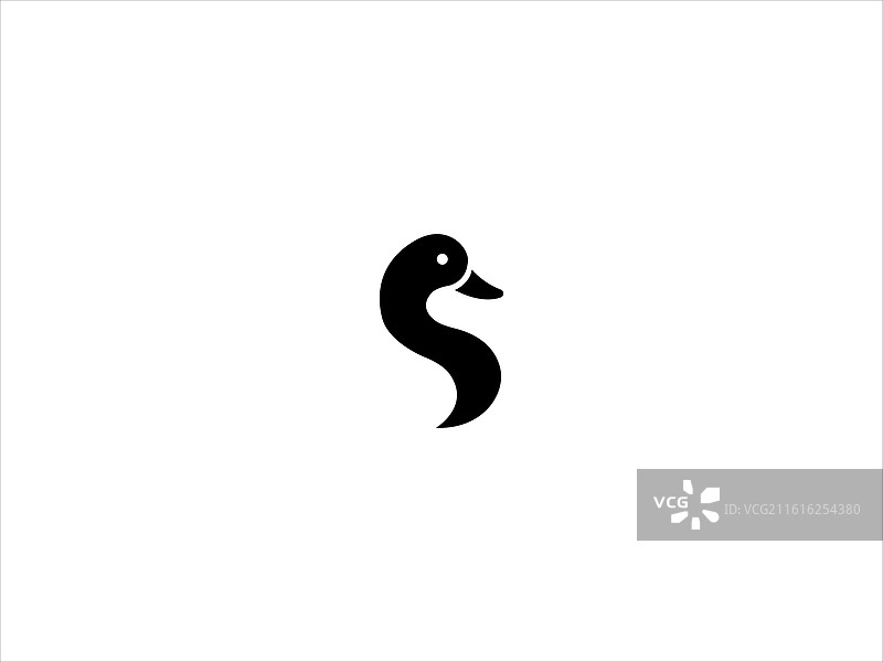 鸭子标志图片素材