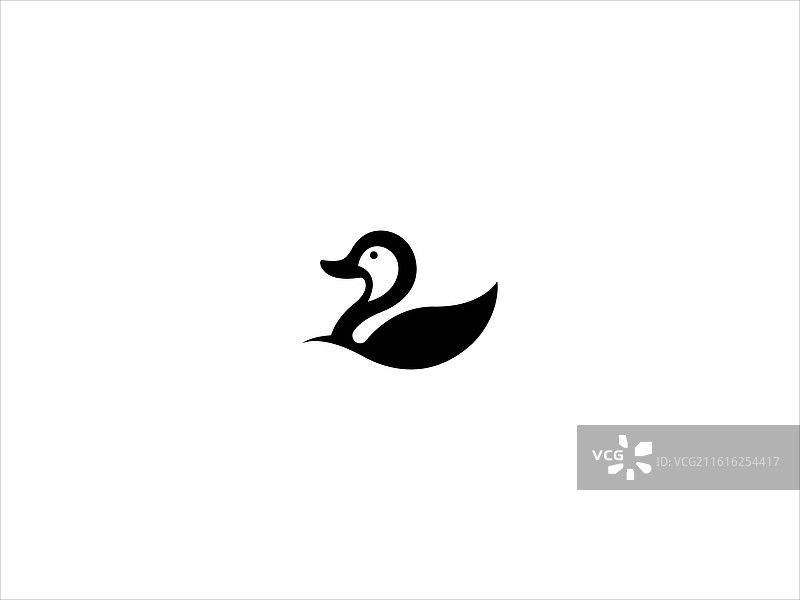 鸭子标志图片素材