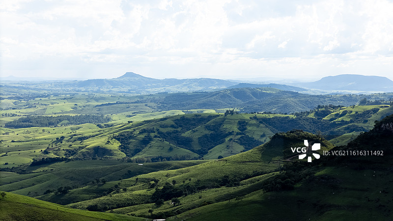 巴西，圣保罗，柏拉拿州，Cachoeira do Espírito San，千岛湖图片素材