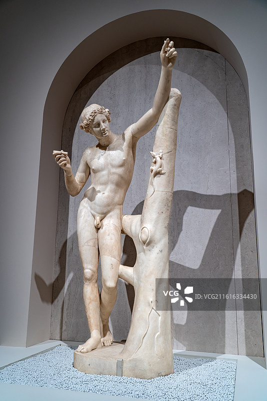 罗马神话展品  阿波罗雕像图片素材