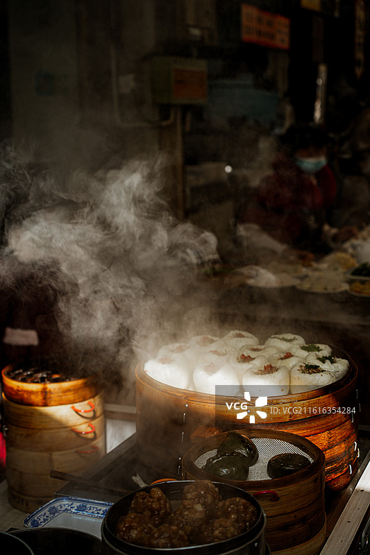 游埠古镇早茶图片素材