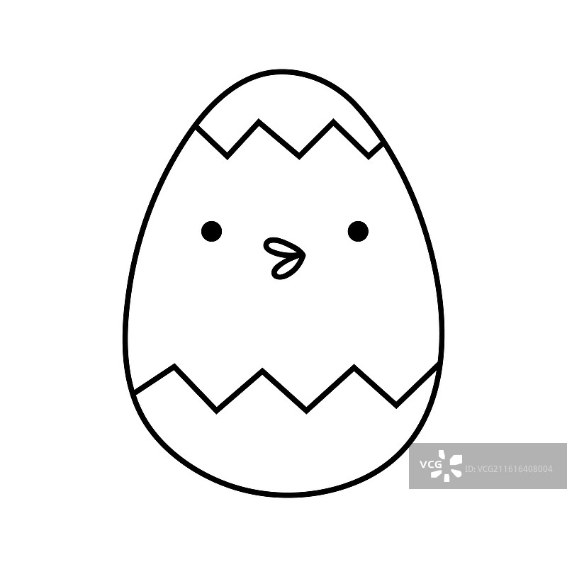 可爱的复活节彩蛋装饰图片素材