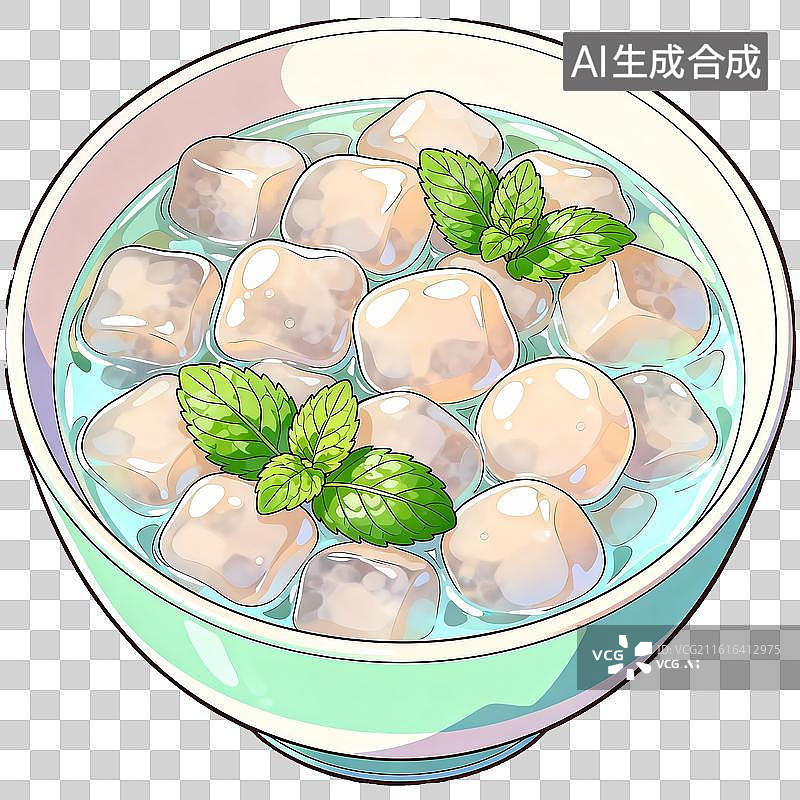 【AI数字艺术】木薯糖水图片素材