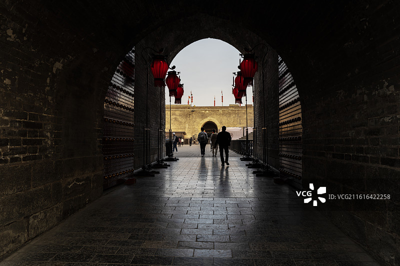 西安古城图片素材