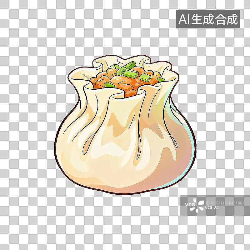 【AI数字艺术】烧卖图片素材