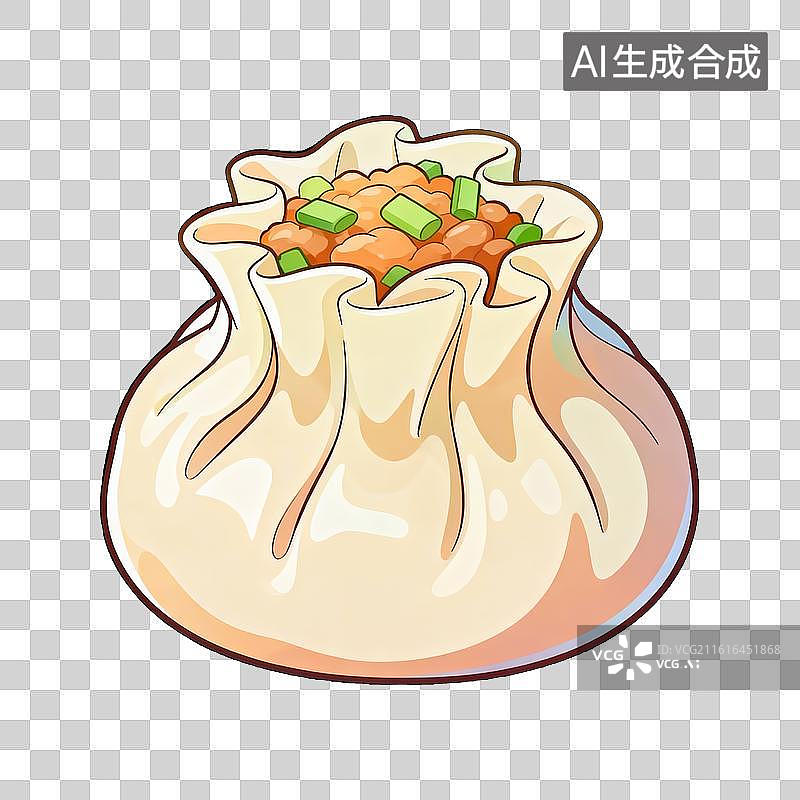 【AI数字艺术】烧卖图片素材