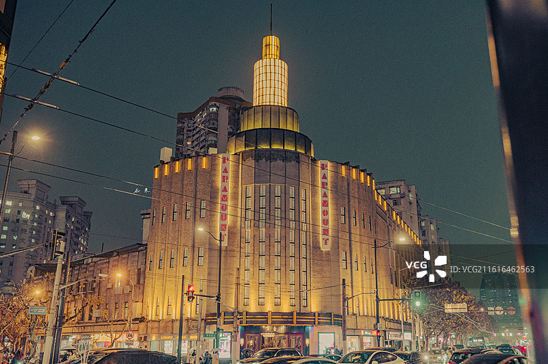 上海百乐门老建筑图片素材