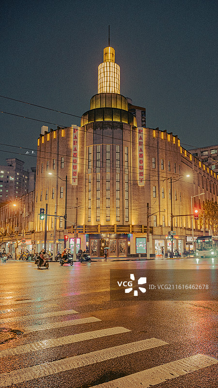 上海百乐门老建筑图片素材