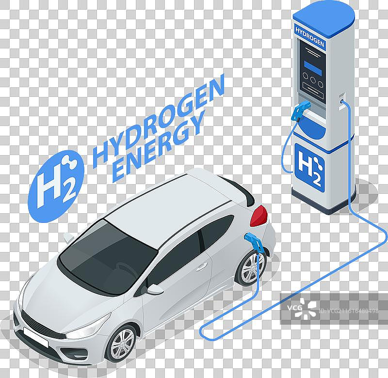 等距氢能源汽车，一种替代能源图片素材