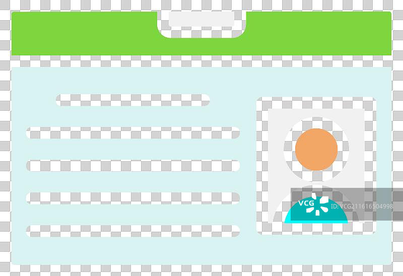 学生证线条填充图标设计图片素材