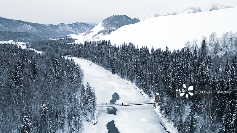 禾木河图片素材
