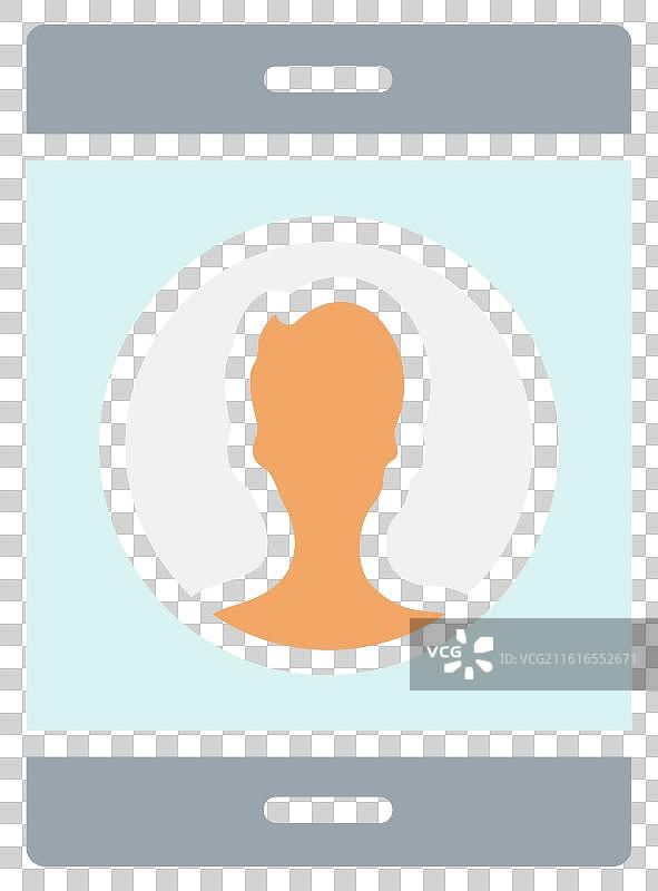 用户线条填充图标设计图片素材