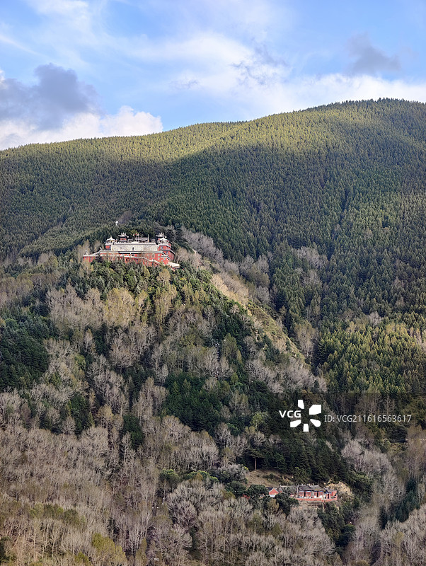 山西五台山黛螺顶图片素材