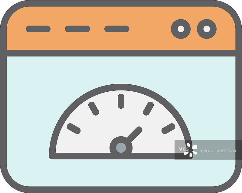 页面加载速度线条填充图标设计图片素材