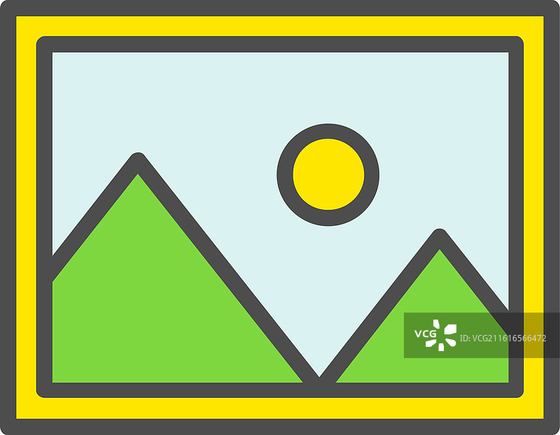 图像线条填充图标设计图片素材