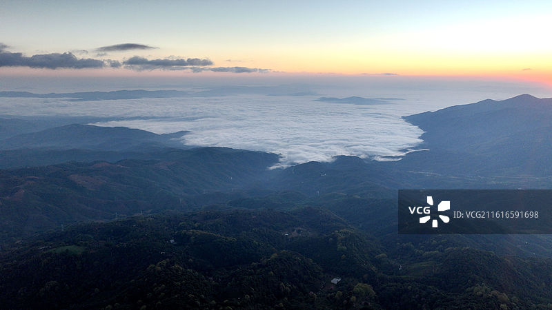 西双版纳 南糯山 云海图片素材