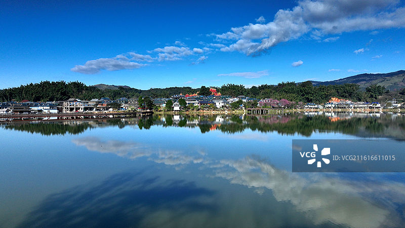 云南 西双版纳 勐海县 格朗和乡 黑龙潭图片素材