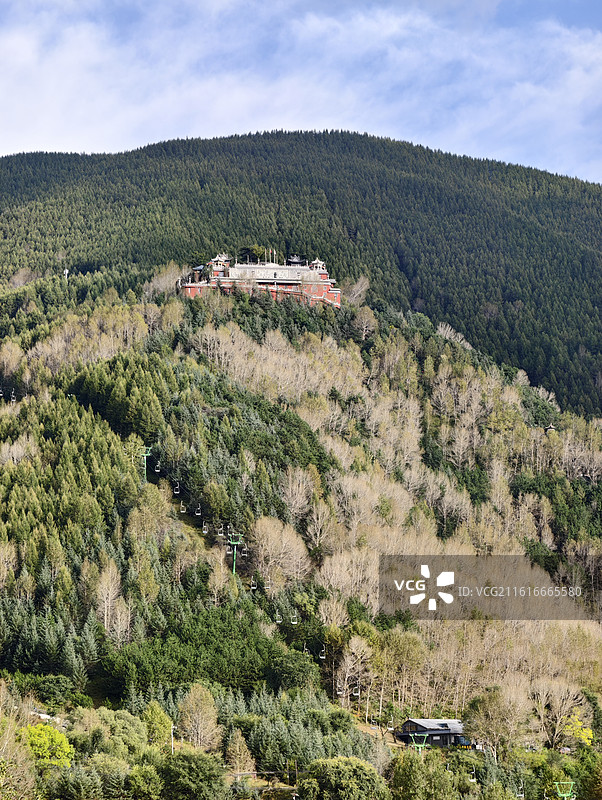 山西五台山黛螺顶图片素材