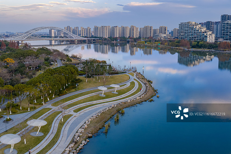 水天一色图片素材