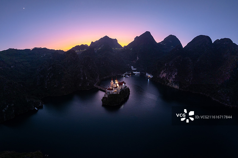 吉隆堡日落图片素材