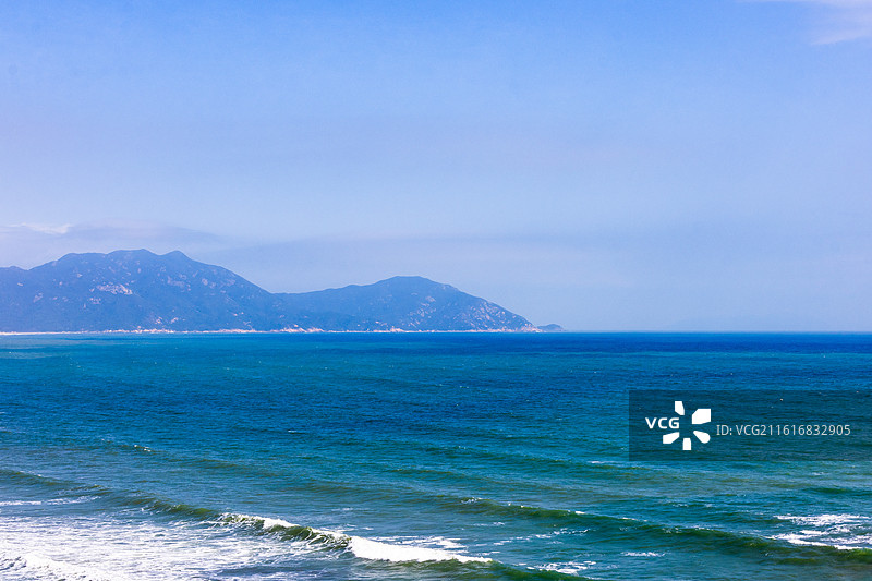 广东江门台山上川岛海景风光图片素材