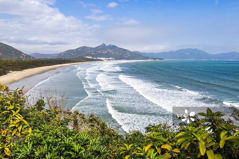 广东江门台山上川岛海景风光图片素材