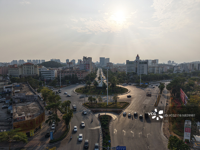 城市道路环岛互通图片素材