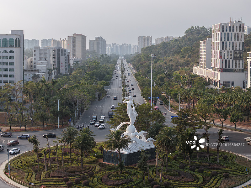 城市道路环岛互通图片素材