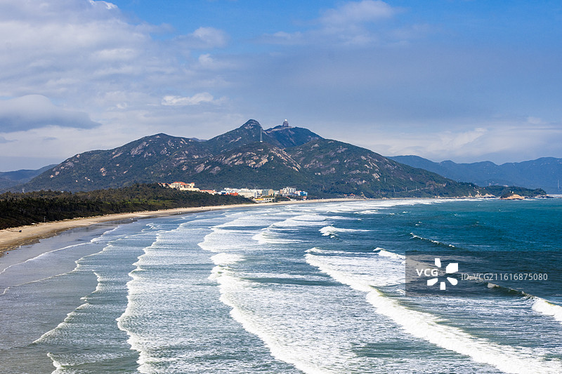 广东江门台山上川岛海景风光图片素材