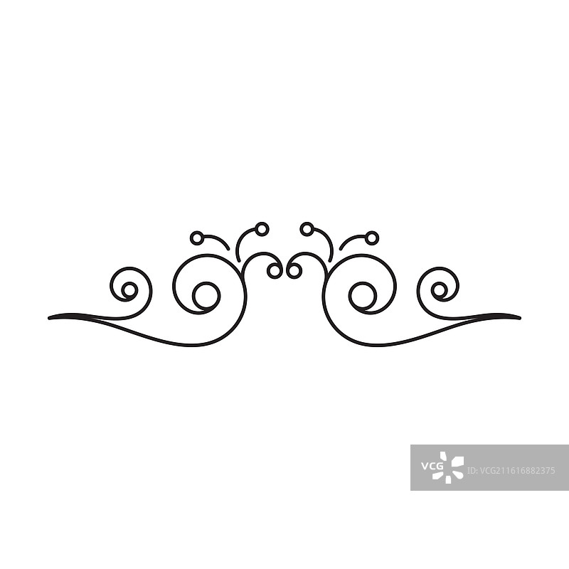 奢华的装饰边框、花边和角饰图片素材